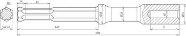 Dehn 620031   HE TE 20 TES VH HI STBLANK 