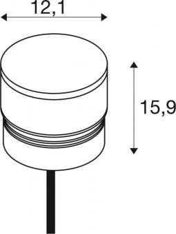 SLV M-POL S Polehead Louver      1006391 