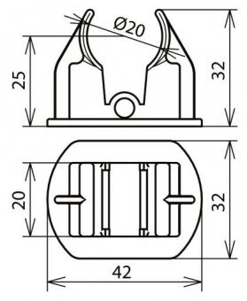 DEHN Adapter D 20mm für HVI-      253026 