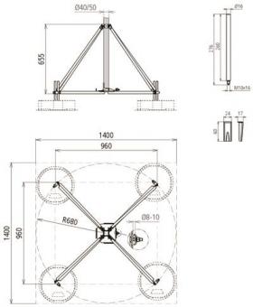 Dehn 107490 VBS KB  VBS KB D50 RA680 V2A 
