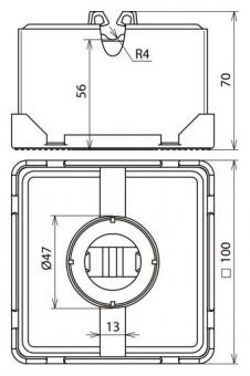 DEHN Dachleitungshalter           253015 
