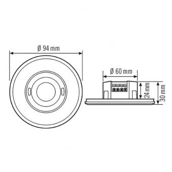 Esylux PD-FLAT 360i/8 RW      EP10451706 