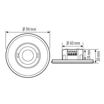 Esylux MD-FLAT 360i/8 ROUND   EP10428074 