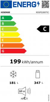 Hisense RS5P528STIC inox Side by Side 