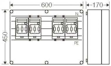 Hensel Mi-NH-Sicherungslast-     Mi 6644 