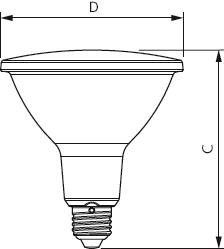 PHIL MAS LEDspot VLE 13-100W/927 