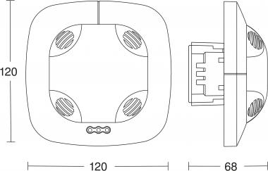 Steinel Präsenzmelder      DUALTECH COM1 
