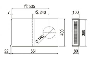 Maico Laibungselement           PP 45 LE 
