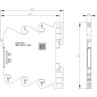 Siemens Plug-In-Koppler    3RQ4118-1AF00 