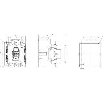 Siemens 3RT10556AP36 Schütz 75kW/400V 