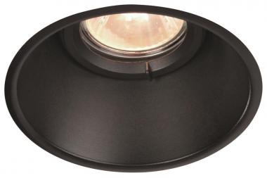 SLV IP HORN 1xGU10 mattschwarz    113160 