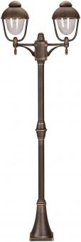 ALBE Mastleuchte 2x75W braun-     652040 
