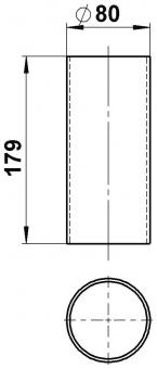 ALBE Acryl-Rohre,80/74 mm,      10260135 