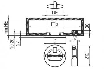 RIDI Sanierungsdownlight SARA220 0332095 