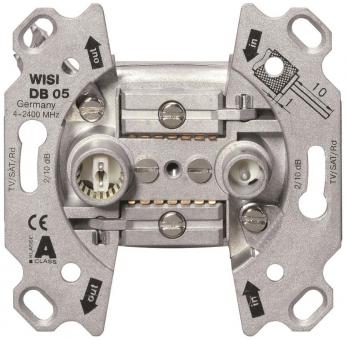 WISI Antennendose Durchgang 2-Loch  DB05 