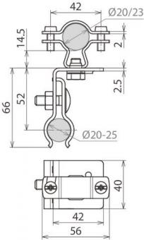 Dehn 202850 DLH RSF DLH RSF ZS 20 23 V2A 