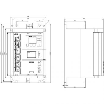 Siemens 3RW55 480V 113A    3RW5534-6HA04 