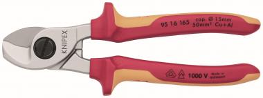 Knipex VDE-Kabelschere 165mm     9516165 