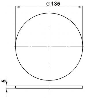 ALBE Einscheibensicherheitsglas 90220338 