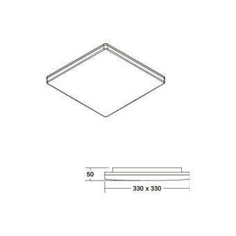 Brumberg LED-Anbauleuchte 230 V 12515073 