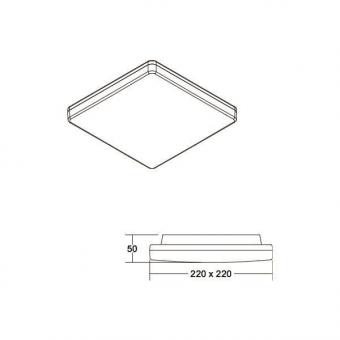 Brumberg LED-Anbauleuchte 230 V 12513073 