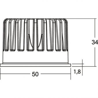 Brumberg LED-Einsatz 3CCT mit 12981503AB 