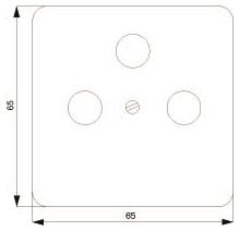 Siemens 5TG18282 DELTA profil Abdeckpl. 