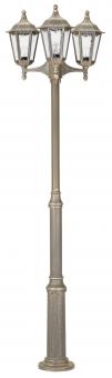 ALBE Wegeleuchte 3-flammig braun- 652099 