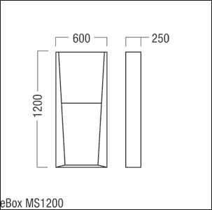 ZUM Zentrales ONLITE central eBox MS1200 
