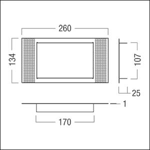 Zumtobel ARTSIGN C EW ER 25mm   22166903 