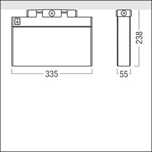 Zumtobel ECOSIGN 160 P MSC ECD  42185993 