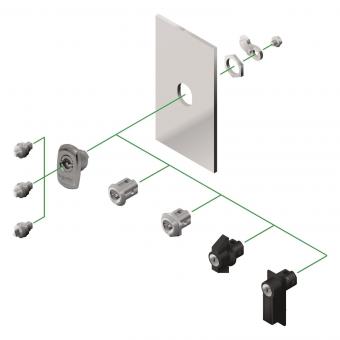GS Knebelgriff Mit         NSYCL1242ECSX 