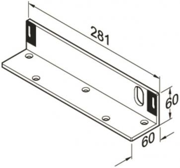 FF Anschraubwinkel für flächen-    828-7 
