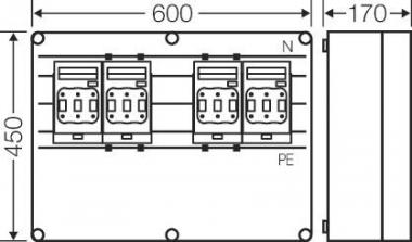 Hensel Mi-NH-Sicherungslast-     Mi 6644 
