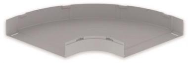Unex Flachbogen 90° lichtgrau      66530 