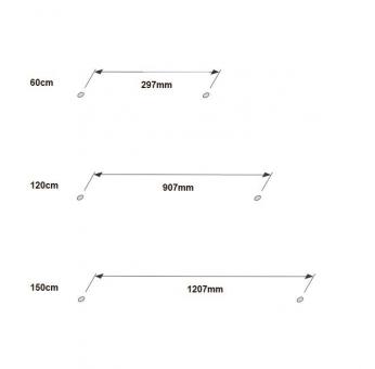 BAIL LED Tube Fixture T8 60cm G13 145095 