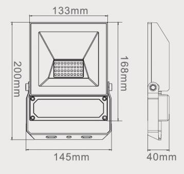 BAIL LED Floodlight 12V-36V DC    145389 