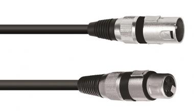 S&H XLR-Verlängerung schwarz       82932 