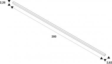 SLV 2m Aufbauschiene, 48V TRACK, 1006543 