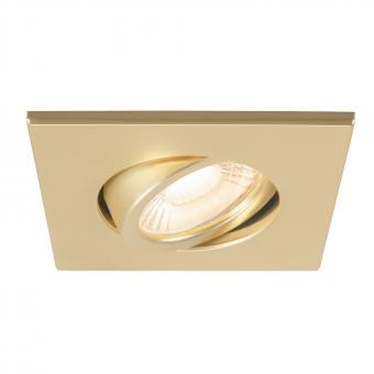 SLV Abdeckring gold matt eckig   1007194 