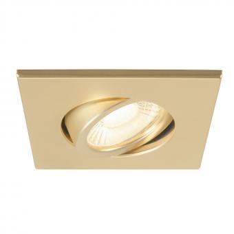 SLV Abdeckring gold matt eckig   1007194 