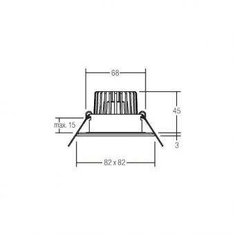 Brumberg LED-Einbaudownlight    39376083 