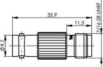 TEGA Adapter BNC-TNC (F-F)     100023635 