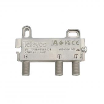 Televes 2-fach SAT Verteiler     SAV25FZ 