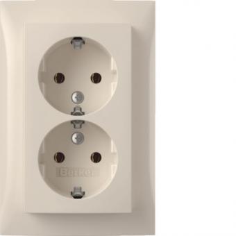 Berker Doppelsteckdose SCHUKO m 47748989 
