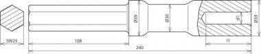 DEHN Hammereinsatz St f.          625008 