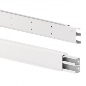Sockelleistenkanal SL 20x50-9010, PVC 