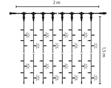 S&H LED Drape Lite Flash 300       58737 
