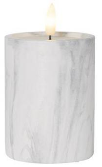 S&H LED-Kerze Marmoroptik          88217 