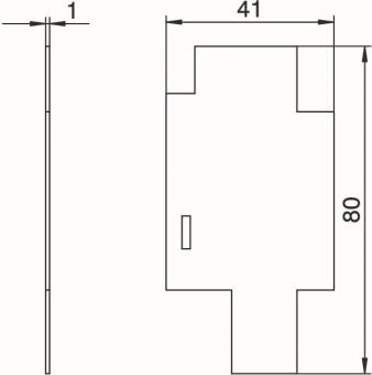 OBO T4B TQ Quertrennwand f.T4B PVC 